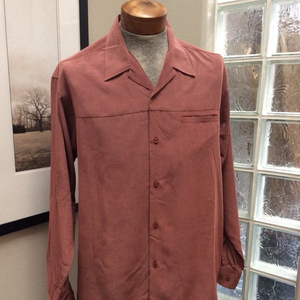ELLIOTT Men's Dress Shirt Long Sleeve XL Business Casual